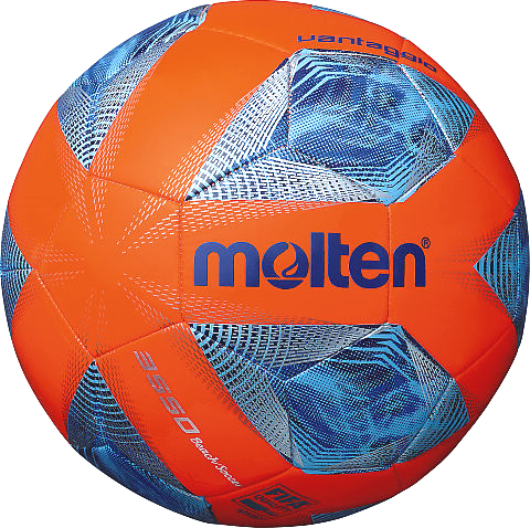 Molten Basketball, orange mit blauen Mustern