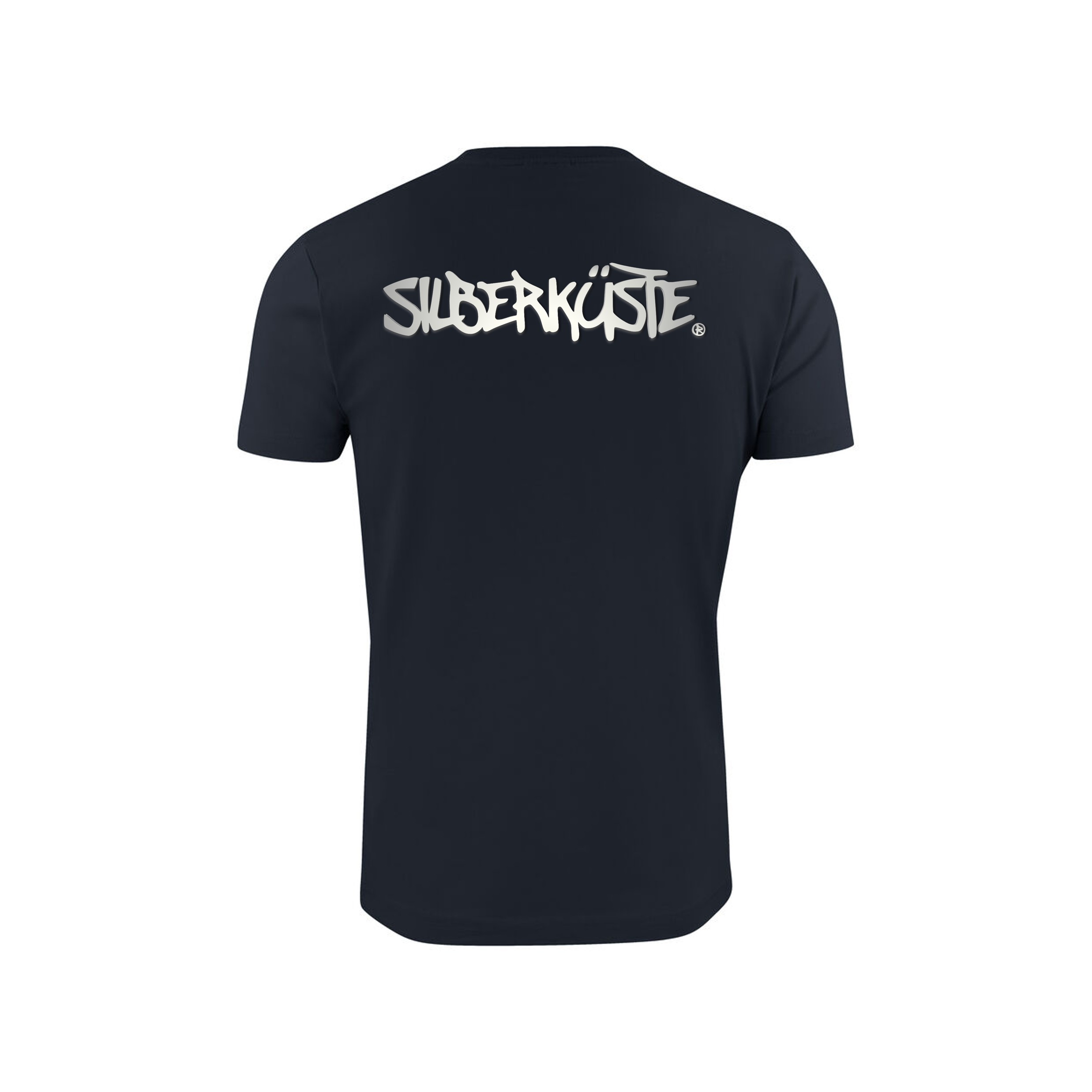 Rücksäit vo schwarz SILBERKÜSTE T-Shirt