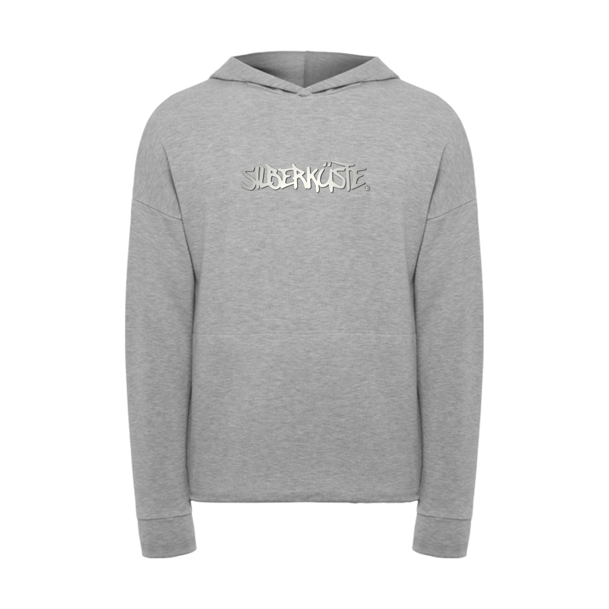 Graues Hoodie mit 'Silberküste' Aufdruck